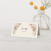 ヴィンテージフローラボー プレイスカード (裏面)