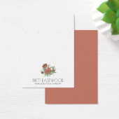 ヴィンテージフローラポピー・イヤリング・ネックレス表示カード (デスク)