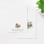 ヴィンテージフローラポピー・イヤリング・ネックレス表示カード (デスク)