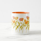 ヴィンテージフローラマグ ツートーンマグカップ (中央)