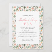 ヴィンテージフローラマザーズデイティーパーティー 招待状 (正面)