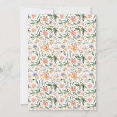 ヴィンテージフローラマザーズデイティーパーティー 招待状 (裏面)