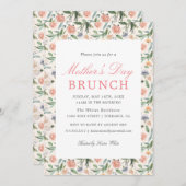 ヴィンテージフローラマザーズデイブランチ 招待状 (正面/裏面)