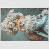 ヴィンテージフローラマリーアントワネットキツネデクページ 薄葉紙 (正面)