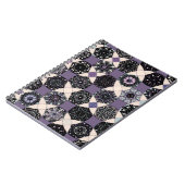 ヴィンテージフローラマンダラカラフル：シームレス ノートブック (左側)