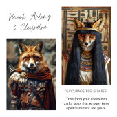 ヴィンテージフローラマークアントニーウォリアーキツネデクページ 薄葉紙