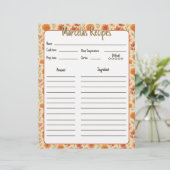 ヴィンテージフローラメキシコレシピページ（バインダー用） (スタンド正面)