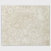 ヴィンテージフローラメダリオンデクページ ラッピングペーパー (フラット)