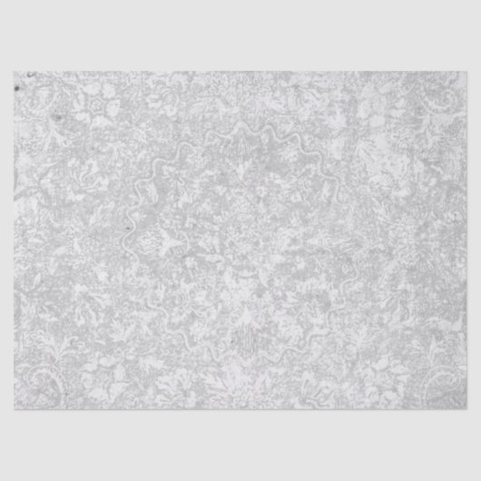 ヴィンテージフローラメダリオンデクページ 薄葉紙 (正面)