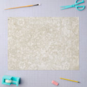 ヴィンテージフローラメダリオンデクページ 薄葉紙 (クラフト)