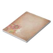 ヴィンテージフローラメモ帳 ノートパッド (回転)