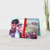 ヴィンテージフローラメリークリスマスカード シーズンカード (裏面)