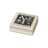 ヴィンテージフローラライブラリからのモノグラム文字Y ラバースタンプ (スタンプ)