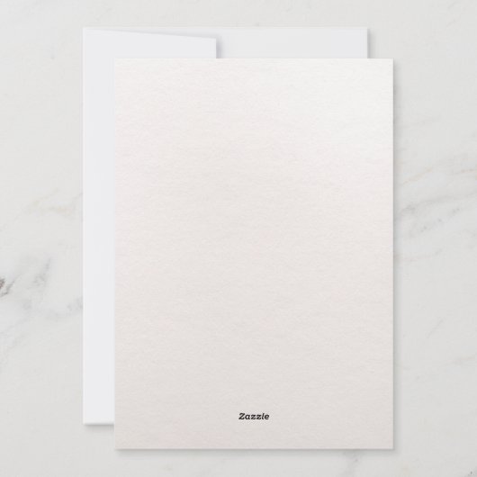 ヴィンテージフローラリースバニーハッピーイースター シーズンカード (裏面)