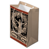 ヴィンテージフローラリース抱き枕 ミディアムペーパーバッグ (正面アングル)