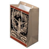 ヴィンテージフローラリース抱き枕 ミディアムペーパーバッグ (裏面アングル)