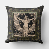 ヴィンテージフローラリース装飾用クッション クッション (正面)