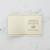 ヴィンテージフローラリース、顧客サンキューカード サンキューカード (内部)