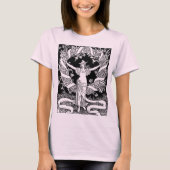 ヴィンテージフローラリースTシャツ Tシャツ (正面)