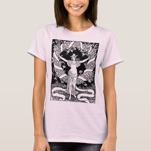 ヴィンテージフローラリースTシャツ Tシャツ (正面)