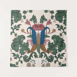 ヴィンテージフローラルネッサンス壁紙。 タペストリー