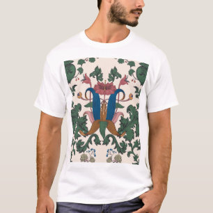 ヴィンテージフローラルネッサンス壁紙。 Tシャツ