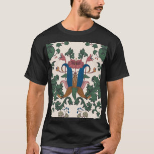 ヴィンテージフローラルネッサンス壁紙。 Tシャツ
