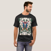 ヴィンテージフローラルネッサンス壁紙。 Tシャツ (正面フル)