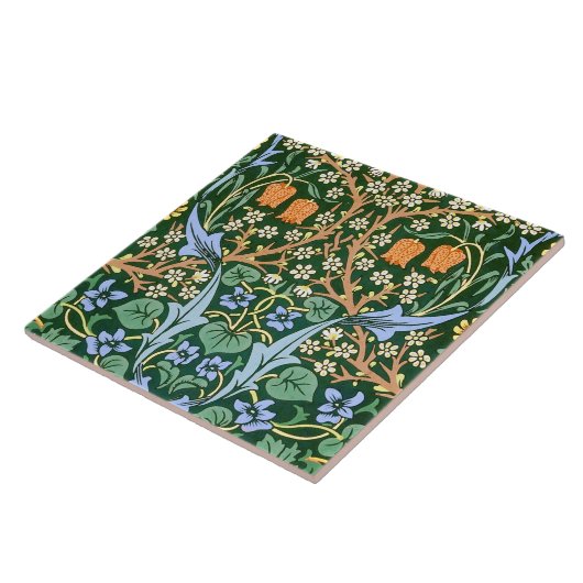 ヴィンテージフローラルパターンウィリアム・モリス タイル (側面)