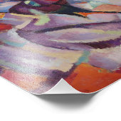 ヴィンテージフローラルパターングラジオラス フォトプリント            (角)