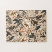 ヴィンテージフローラルパターンジグソーパズル ジグソーパズル (横)