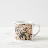 ヴィンテージフローラルパターン専門マグカップ エスプレッソカップ (右)