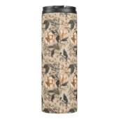 ヴィンテージフローラルパターン熱タンブラー タンブラー (裏面)