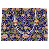 ヴィンテージフローラルパターン、ウィリアム・モリス大ギフト ラージペーパーバッグ (裏面)