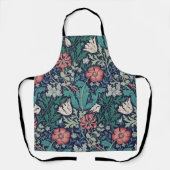 ヴィンテージフローラルパターン、ウィリアム・モリス エプロン (正面)
