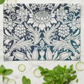 ヴィンテージフローラルパターン、ウィリアム・モリス キッチンタオル (折り畳み)