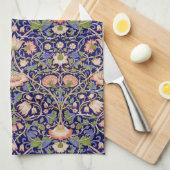 ヴィンテージフローラルパターン、ウィリアム・モリス キッチンタオル (四つ折り)