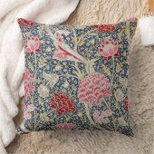 ヴィンテージフローラルパターン、ウィリアム・モリス クッション (ブランケット)