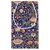 ヴィンテージフローラルパターン、ウィリアム・モリス スモールペーパーバッグ (裏面)