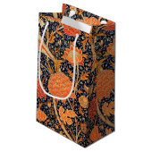 ヴィンテージフローラルパターン、ウィリアム・モリス スモールペーパーバッグ (裏面アングル)