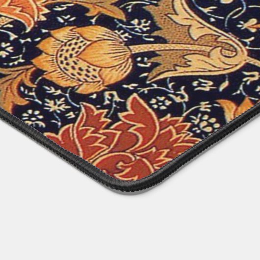 ヴィンテージフローラルパターン、ウィリアム・モリス デスクマット (コーナー)