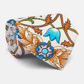 ヴィンテージフローラルパターン、ウィリアム・モリス ネクタイ (ロール)