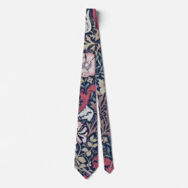 ヴィンテージフローラルパターン、ウィリアム・モリス ネクタイ