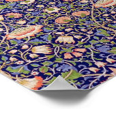 ヴィンテージフローラルパターン、ウィリアム・モリス ポスター (角)