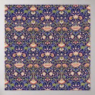 ヴィンテージフローラルパターン、ウィリアム・モリス ポスター