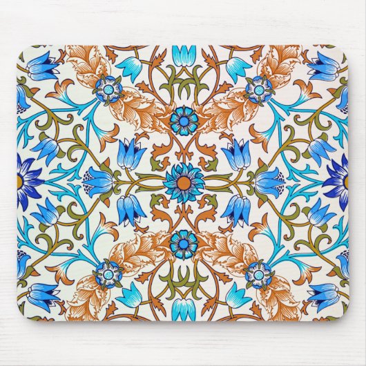 ヴィンテージフローラルパターン、ウィリアム・モリス マウスパッド (正面)
