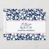 ヴィンテージフローラレシピカード (正面/裏面)