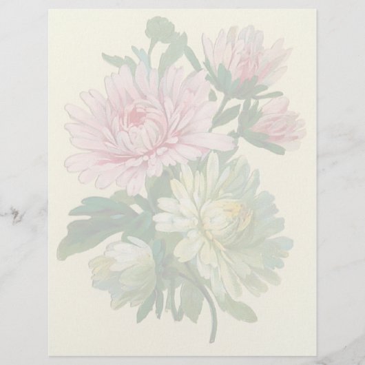 ヴィンテージフローラレターヘッド文具 (正面)