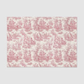 ヴィンテージフローラレッドトイレドゥジュイ 薄葉紙 (正面)