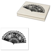 ヴィンテージフローラレディースファンラバーアートスタンプ ラバースタンプ (押印)